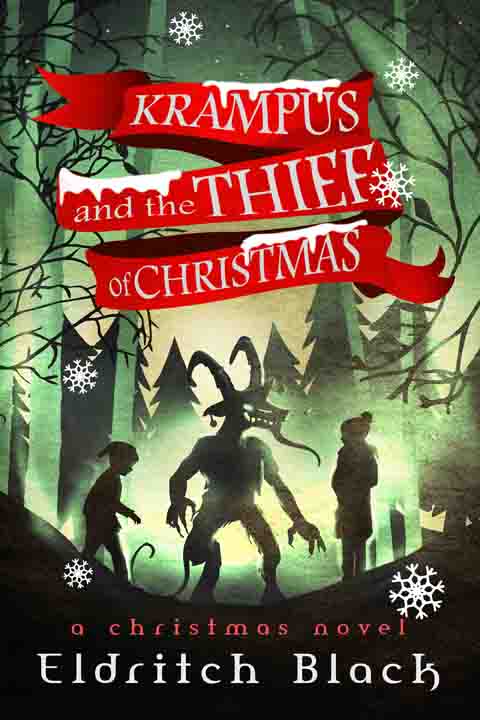 The cover for Krampus and the Thief of Christmas